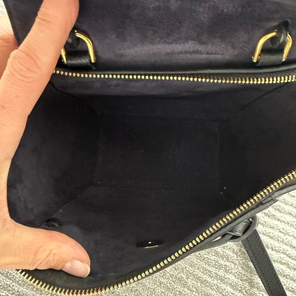 Celine Grained Calfskin Nano Belt Bag Black - Picture 8 of 15